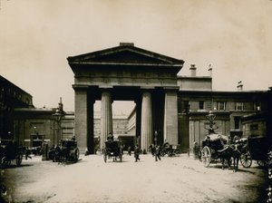 यूस्टन स्टेशन, 1890 द्वारा अंग्रेजी फोटोग्राफर
