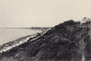 फेलिक्सस्टो: ज़िगज़ैग व्यू और लैंडगार्ड किला (बी / डब्ल्यू फोटो) द्वारा अंग्रेजी फोटोग्राफर