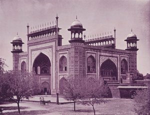ताज, आगरा का द्वार द्वारा अंग्रेजी फोटोग्राफर