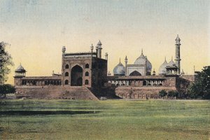 "महान मस्जिद," दिल्ली का प्रवेश द्वार द्वारा अंग्रेजी फोटोग्राफर