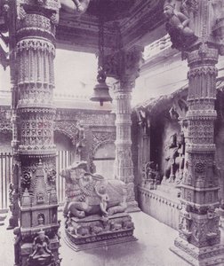 गोसाईं मंदिर, बनारस द्वारा अंग्रेजी फोटोग्राफर
