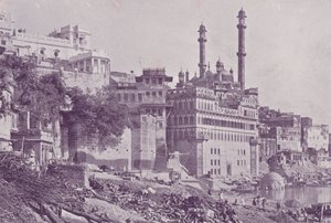 औरंगजेब की महान मस्जिद, बनारस द्वारा अंग्रेजी फोटोग्राफर
