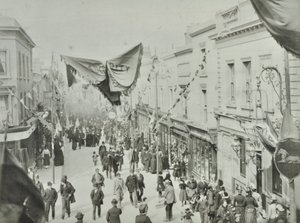 हरे स्ट्रीट: वूलविच नौका का उद्घाटन, 1889 द्वारा अंग्रेजी फोटोग्राफर