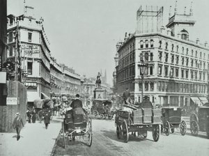 होल्बोर्न सर्कस, सिटी ऑफ़ लंदन, 1890 द्वारा अंग्रेजी फोटोग्राफर
