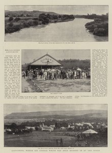 लेडस्मिथ, जहां सर जॉर्ज व्हाइट को बोअर्स द्वारा हेम किया गया है