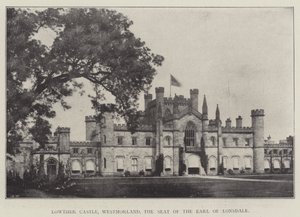लोथर कैसल, वेस्टमोरलैंड, द अर्ल ऑफ द लोन्सडेल द्वारा अंग्रेजी फोटोग्राफर