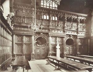 मध्य मंदिर हॉल, 1885 द्वारा अंग्रेजी फोटोग्राफर