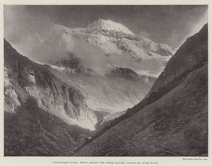 पिंड्री ग्लेशियर के चारों ओर सुरम्य भारत, टेन माइल्स को देखा द्वारा अंग्रेजी फोटोग्राफर