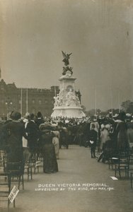 महारानी विक्टोरिया मेमोरियल, राजा द्वारा अनावरण, 16 मई 1911 द्वारा अंग्रेजी फोटोग्राफर