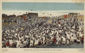 ओडुरमैन में भगवान किचनर का स्वागत, c1898 (रंगीन फोटो) द्वारा अंग्रेजी फोटोग्राफर