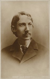 रॉबर्ट लुई स्टीवेन्सन (1850-1894), स्कॉटिश उपन्यासकार, कवि और यात्रा लेखक द्वारा अंग्रेजी फोटोग्राफर