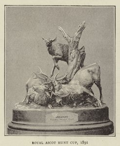 रॉयल एस्कॉट हंट कप, 1891 द्वारा अंग्रेजी फोटोग्राफर
