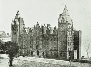 रॉयल कॉलेज ऑफ़ म्यूज़िक: एक्सटर्नल, 1894 द्वारा अंग्रेजी फोटोग्राफर