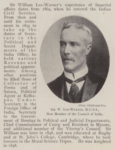 सर डब्ल्यू ली-वार्नर, केसीएसआई, भारत परिषद के नए सदस्य द्वारा अंग्रेजी फोटोग्राफर