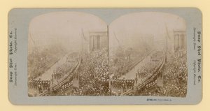 28 जून 1897 को रानी विक्टोरियास डायमंड जुबली का त्रिविम प्रिंट द्वारा अंग्रेजी फोटोग्राफर