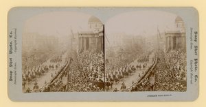 28 जून 1897 को रानी विक्टोरियास डायमंड जुबली का त्रिविम प्रिंट द्वारा अंग्रेजी फोटोग्राफर