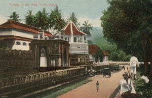 पवित्र दांत का मंदिर, कैंडी, सीलोन (फोटो) द्वारा अंग्रेजी फोटोग्राफर