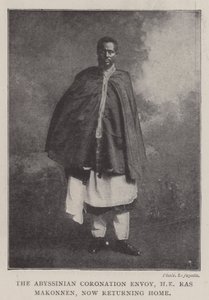 द एबिसिनियन कोरोनेशन एनवॉय, हे रास मैककोनन, अब घर लौट रहा है, 1902 द्वारा अंग्रेजी फोटोग्राफर