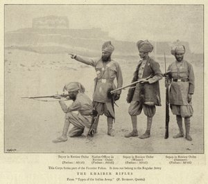 The Khaiber Rifles  द्वारा अंग्रेजी फोटोग्राफर