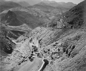खैबर दर्रा, भारत का उत्तर पश्चिम सीमांत द्वारा अंग्रेजी फोटोग्राफर