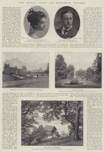 द रॉयल विजिट टू ब्लेंहेम पैलेस, 28 नवंबर 1896