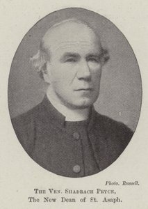 आदरणीय Shadrach Pryce, सेंट Asaph के नए डीन द्वारा अंग्रेजी फोटोग्राफर