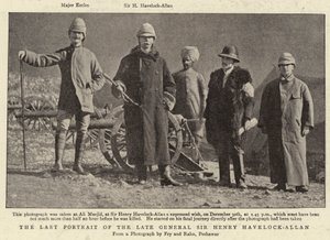दिवंगत जनरल सर हेनरी हैवलॉक-एलन का अंतिम पोर्ट्रेट द्वारा अंग्रेजी फोटोग्राफर