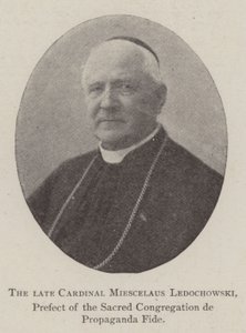 देर कार्डिनल Miescelaus Ledochowski, पवित्र संप्रदाय डी प्रोपगैंडा फ़ाइड के प्रीफेक्ट द्वारा अंग्रेजी फोटोग्राफर