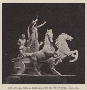 स्वर्गीय श्री थॉमस थॉर्निकॉफ़र्ट्स की प्रतिमा क्वीन बडासीका की द्वारा अंग्रेजी फोटोग्राफर