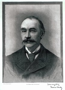 थॉमस हार्डी, 1892 द्वारा अंग्रेजी फोटोग्राफर