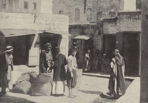 गेहूं बाजार, नाज़रेथ, जहाँ मसीह बड़ा हुआ था द्वारा अंग्रेजी फोटोग्राफर