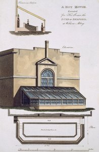 1806 में वोबर्न एबी में ग्रेस द ड्यूक ऑफ बेडफोर्ड के लिए एक हॉट हाउस का संचालन किया गया द्वारा अंग्रेजी स्कूल