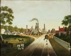 "ए" पिट, बैकवर्थ, c.1823-67 द्वारा अंग्रेजी स्कूल