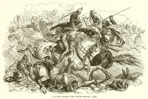 1857 के भारतीय विद्रोह के दौरान एक दृश्य द्वारा अंग्रेजी स्कूल