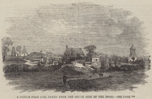 Ayr के पास एक स्केच, दून के दक्षिण की ओर से लिया गया (उत्कीर्णन) द्वारा अंग्रेजी स्कूल