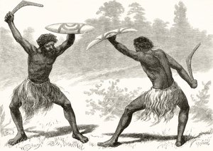 धार्मिक ट्रैक्ट सोसाइटी, लंदन, 1886 द्वारा प्रकाशित हावर्ड विलबॉबी द्वारा &39;ऑस्ट्रेलियन पिक्चर्स&39; की एक वाडी फाइट द्वारा अंग्रेजी स्कूल