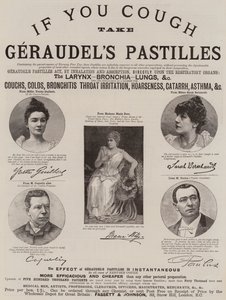 विज्ञापन, Geraudel's Pastilles (उत्कीर्णन) द्वारा अंग्रेजी स्कूल