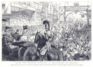 शादी के बाद, 10 फरवरी, 1840, विंडसर को ड्राइविंग द्वारा अंग्रेजी स्कूल