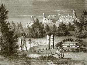 ज़ूनी पर अल्टार और खंडहर द्वारा अंग्रेजी स्कूल