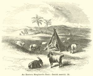 एक पूर्वी चरवाहा तम्बू, यशायाह, xxxviii, 12 द्वारा अंग्रेजी स्कूल