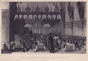 ट्रिनिटी कॉलेज, कैम्ब्रिज, मई 1842 में वार्षिक परीक्षा द्वारा अंग्रेजी स्कूल