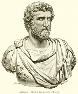 Antoninus। (नेपल्स के संग्रहालय में बस्ट)