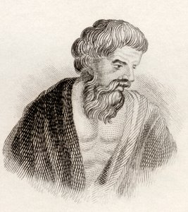 1825 में प्रकाशित &39;क्रैब्स हिस्टोरिकल डिक्शनरी&39; से अरिस्टोमाचुस द्वारा अंग्रेजी स्कूल