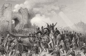 दिल्ली का आक्रमण और कश्मीरी गेट पर कब्जा १४ सितंबर १ from५ History को &39;द हिस्ट्री ऑफ द इंडियन म्यूटिनी ’से १&39;५ published में द्वारा अंग्रेजी स्कूल