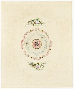 बी थिन, c.1830 (फीता सीमा के साथ रंगीन प्रिंट वैलेंटाइन) द्वारा अंग्रेजी स्कूल
