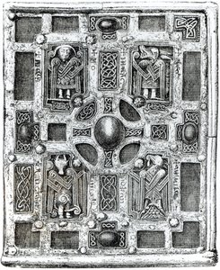 बुक-श्राइन या मोलिसे के कमड, c.1001-1025 द्वारा अंग्रेजी स्कूल