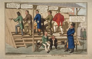 ब्रेक्सटन पेर्जेटरी, 1822 (हाथ से रंग की नक़्क़ाशी) द्वारा अंग्रेजी स्कूल