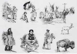 बफ़ेलो बिल्स वाइल्ड वेस्ट शो, 1887 द्वारा अंग्रेजी स्कूल