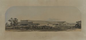 1851 में लंदन में महान प्रदर्शनी के लिए भवन द्वारा अंग्रेजी स्कूल