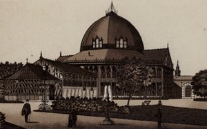 बक्सटन: द न्यू पवेलियन (लिथो) द्वारा अंग्रेजी स्कूल